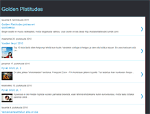 Tablet Screenshot of kultaisetlatteukset.blogspot.com