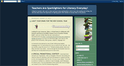 Desktop Screenshot of lightthesparkofliteracy.blogspot.com