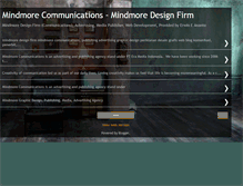 Tablet Screenshot of mindmoredesign.blogspot.com