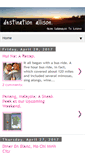 Mobile Screenshot of destinationallison.blogspot.com