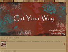 Tablet Screenshot of cutyourway.blogspot.com