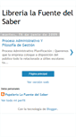 Mobile Screenshot of librerialafuentedelsaber.blogspot.com
