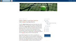 Desktop Screenshot of liveusopentennis.blogspot.com