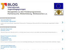 Tablet Screenshot of jugendnetzinternational.blogspot.com