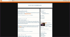 Desktop Screenshot of loveujordan.blogspot.com