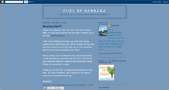 Desktop Screenshot of fuelbybarbara.blogspot.com