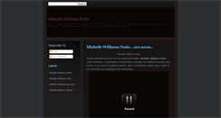 Desktop Screenshot of michelle-williams-nude.blogspot.com