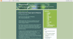 Desktop Screenshot of acnnetworkblog.blogspot.com