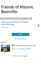 Mobile Screenshot of friendsofhistoricboonville.blogspot.com