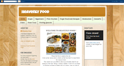 Desktop Screenshot of iloveheavenlyfood.blogspot.com