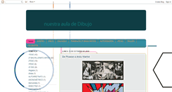 Desktop Screenshot of nuestrauladedibujo.blogspot.com