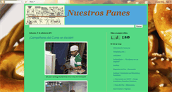 Desktop Screenshot of nuestrospanes.blogspot.com