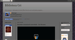 Desktop Screenshot of bibliotecagri.blogspot.com