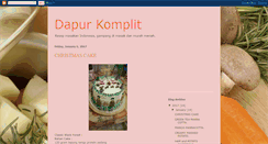 Desktop Screenshot of dapurkomplit.blogspot.com