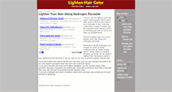 Desktop Screenshot of lightenhaircolor.blogspot.com