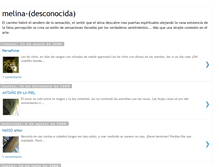 Tablet Screenshot of melina-desconocida.blogspot.com