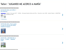 Tablet Screenshot of jugandomeacercoamaria.blogspot.com
