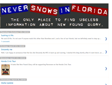 Tablet Screenshot of neversnowsinflorida.blogspot.com