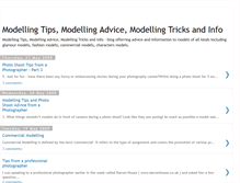 Tablet Screenshot of modelstipsandtricks.blogspot.com