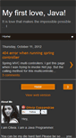 Mobile Screenshot of myfirstlovejava.blogspot.com