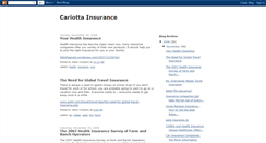 Desktop Screenshot of cariottainsurance.blogspot.com