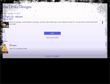 Tablet Screenshot of bluedrakedesigns.blogspot.com