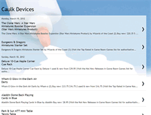 Tablet Screenshot of caulkdevices.blogspot.com