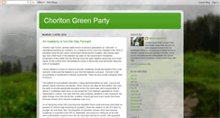 Desktop Screenshot of chorltongreenparty.blogspot.com