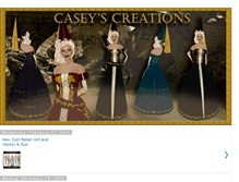 Tablet Screenshot of caseyscreationsblog.blogspot.com