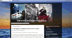 Desktop Screenshot of amistadhispanosovietica.blogspot.com