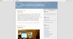 Desktop Screenshot of crazyworldofrobmiles.blogspot.com
