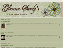 Tablet Screenshot of glammasandy.blogspot.com