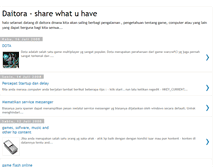 Tablet Screenshot of daitora.blogspot.com