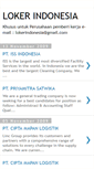Mobile Screenshot of loker-indonesia.blogspot.com