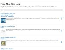 Tablet Screenshot of fengshui-tips-info.blogspot.com