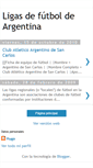Mobile Screenshot of ligasfutbolargentina.blogspot.com