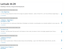 Tablet Screenshot of latitudefortyfourpointtwonorth.blogspot.com