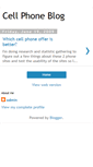Mobile Screenshot of cellphonelives.blogspot.com