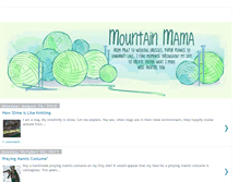 Tablet Screenshot of mountainmamaknits.blogspot.com