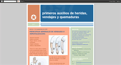 Desktop Screenshot of heridasvendajesquemaduras.blogspot.com