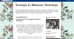 Desktop Screenshot of miniatureworkshops.blogspot.com