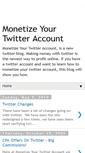 Mobile Screenshot of monetize-your-twitter-account.blogspot.com