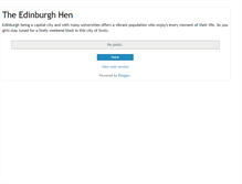 Tablet Screenshot of edinburgh-hen-weekends.blogspot.com