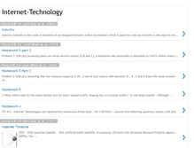 Tablet Screenshot of internet-technology-its413.blogspot.com