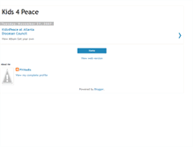 Tablet Screenshot of kids4peaceusa.blogspot.com