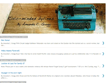 Tablet Screenshot of amandacgregg.blogspot.com
