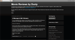 Desktop Screenshot of dustyisgodlessmovies.blogspot.com