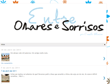 Tablet Screenshot of entreolharesesorrisos.blogspot.com