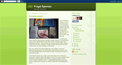 Desktop Screenshot of frugalsporean.blogspot.com