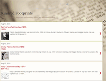 Tablet Screenshot of kindredfootprints.blogspot.com